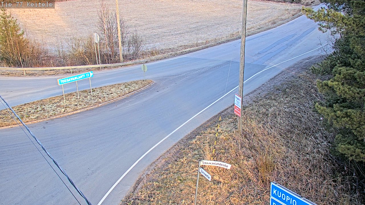 Weather Camera Image Road 77 Keitele, Keitele, Pohjois-Savo