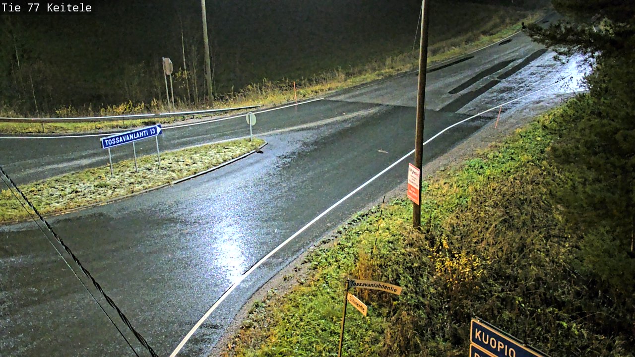 Weather Camera Image Road 77 Keitele, Keitele, Pohjois-Savo