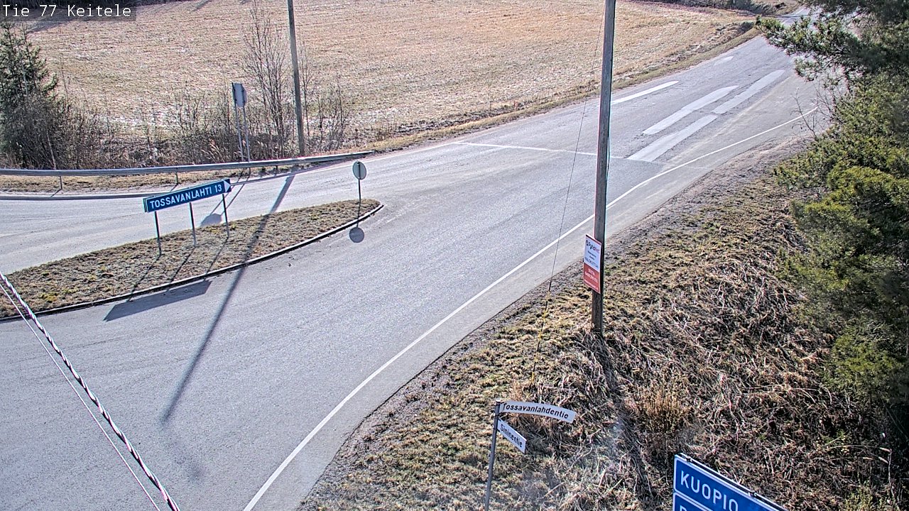 Weather Camera Image Road 77 Keitele, Keitele, Pohjois-Savo