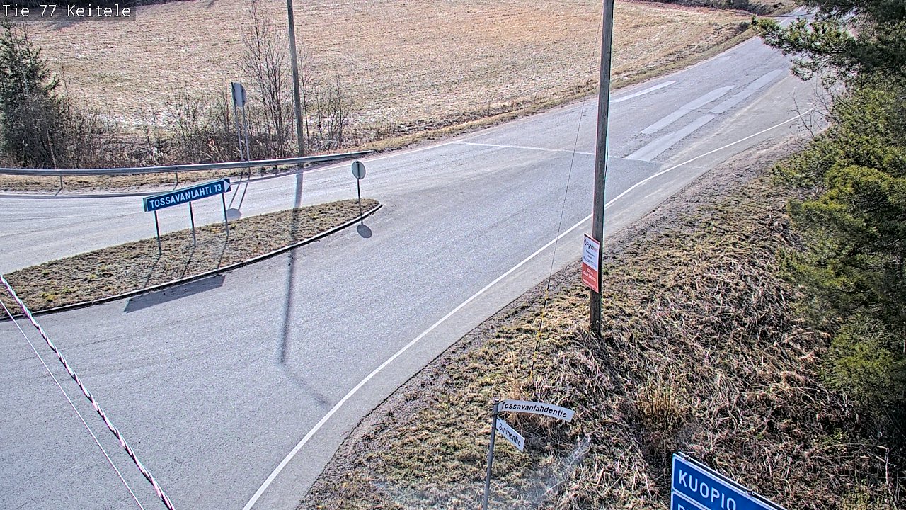 Weather Camera Image Road 77 Keitele, Keitele, Pohjois-Savo