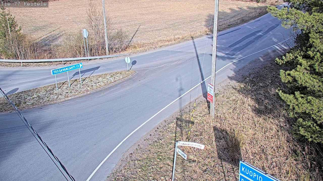 Weather Camera Image Väg 77 Keitele, Keitele, Pohjois-Savo