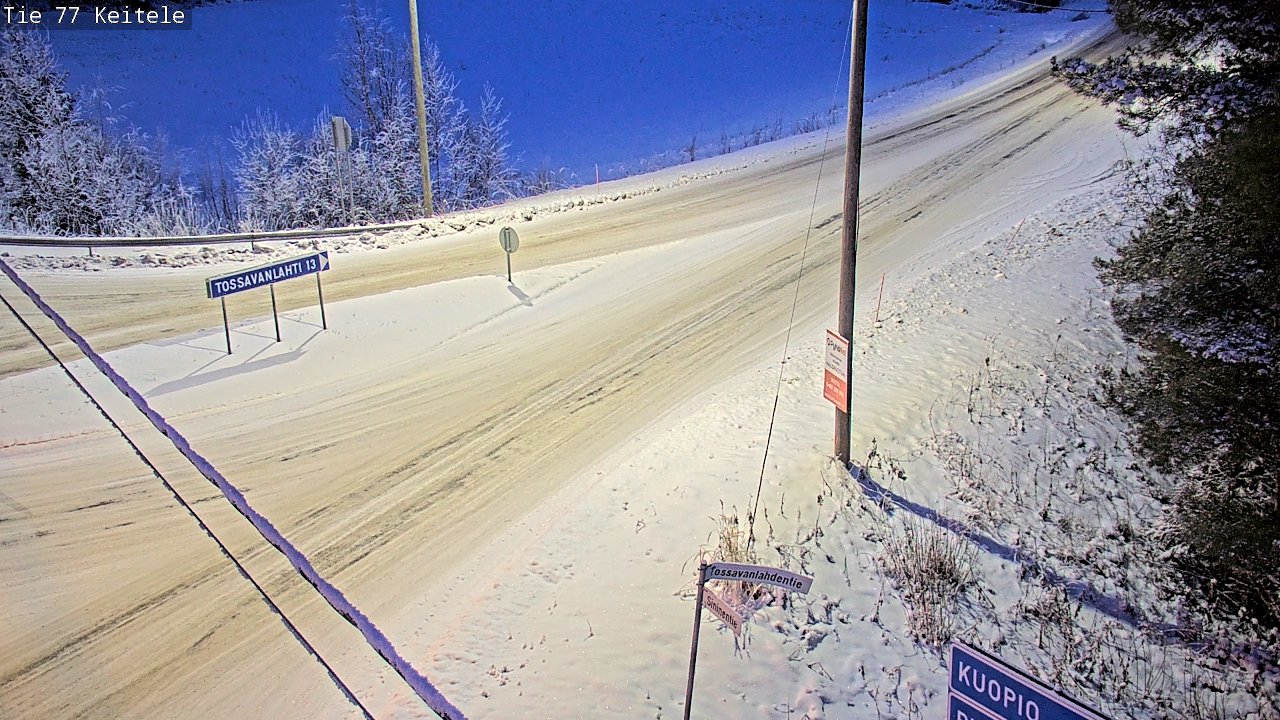 Weather Camera Image Väg 77 Keitele, Keitele, Pohjois-Savo