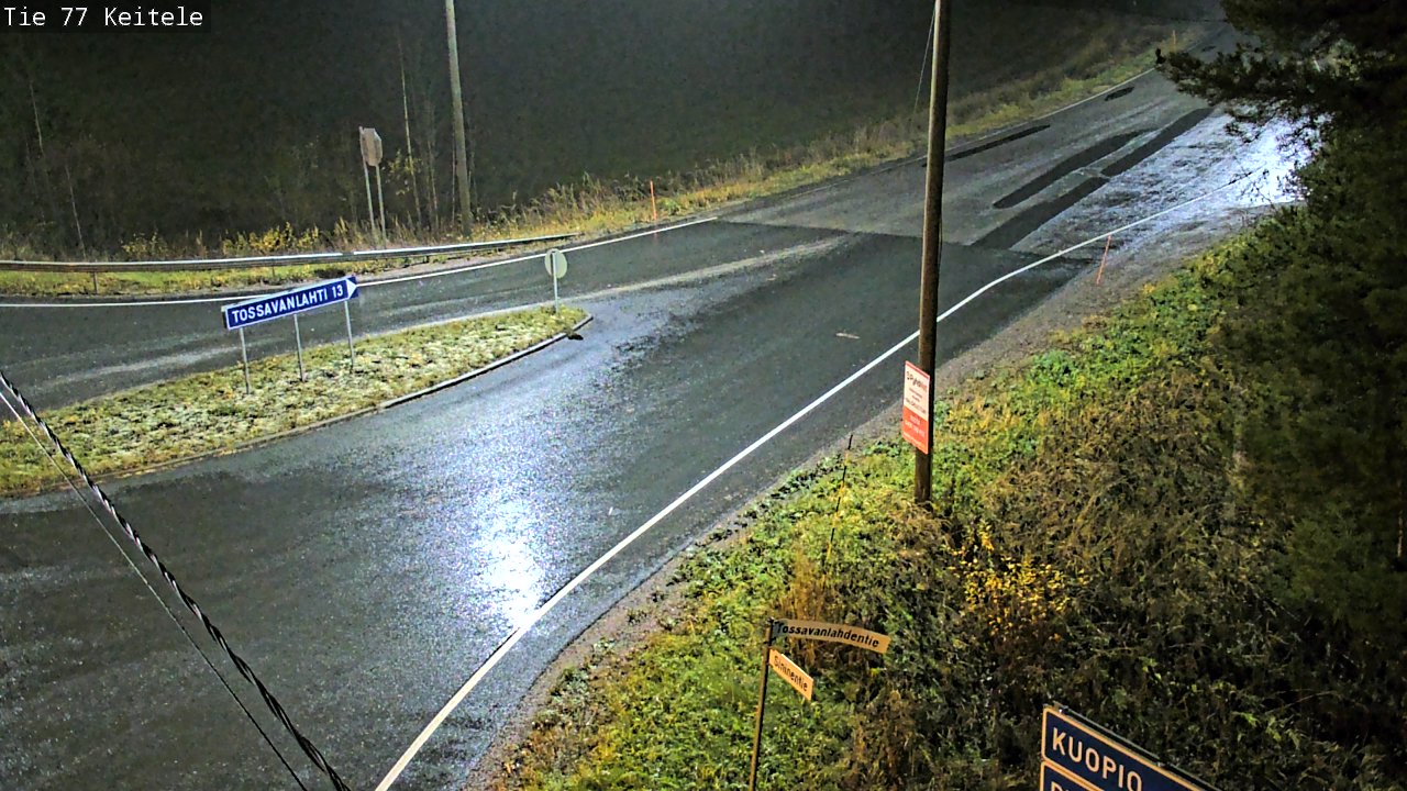 Weather Camera Image Väg 77 Keitele, Keitele, Pohjois-Savo