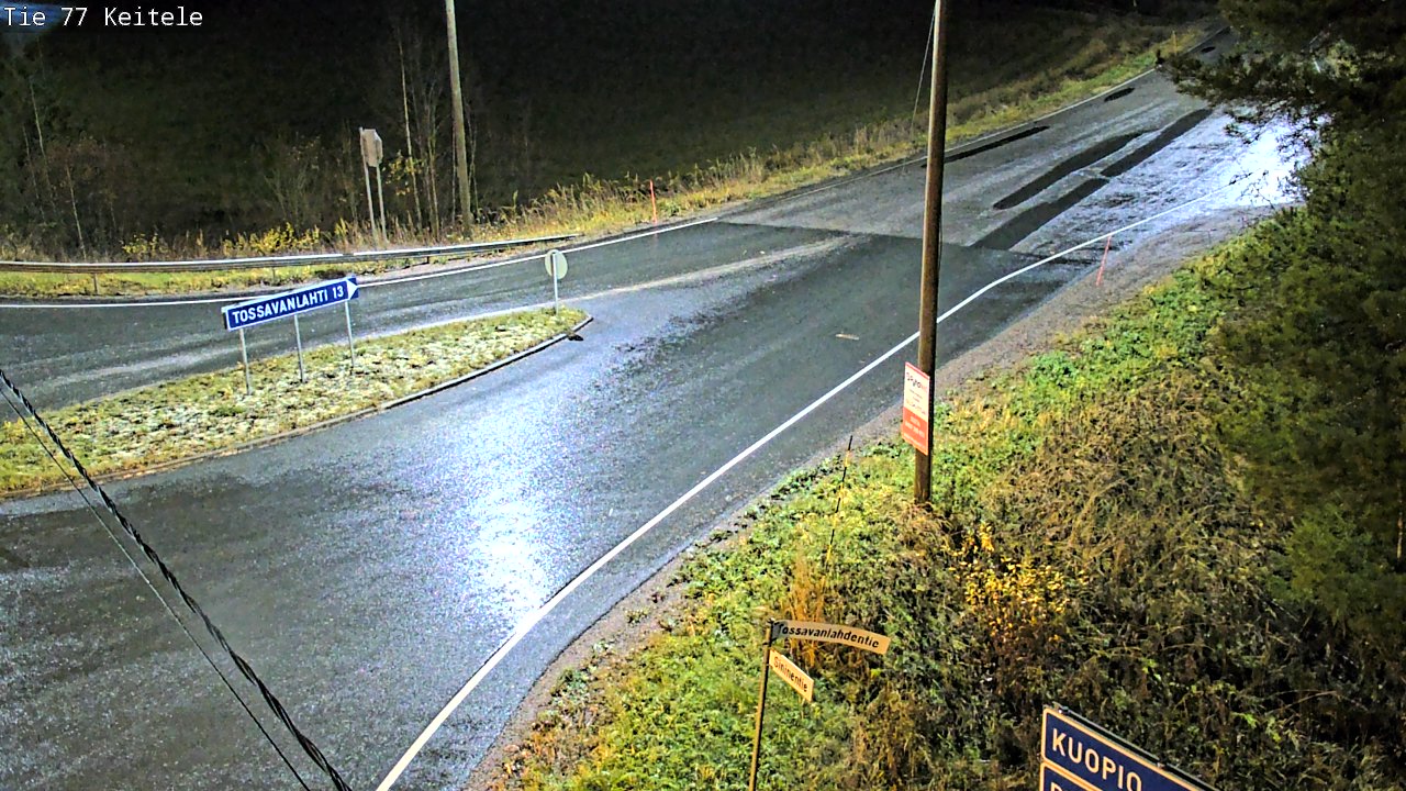 Weather Camera Image Väg 77 Keitele, Keitele, Pohjois-Savo