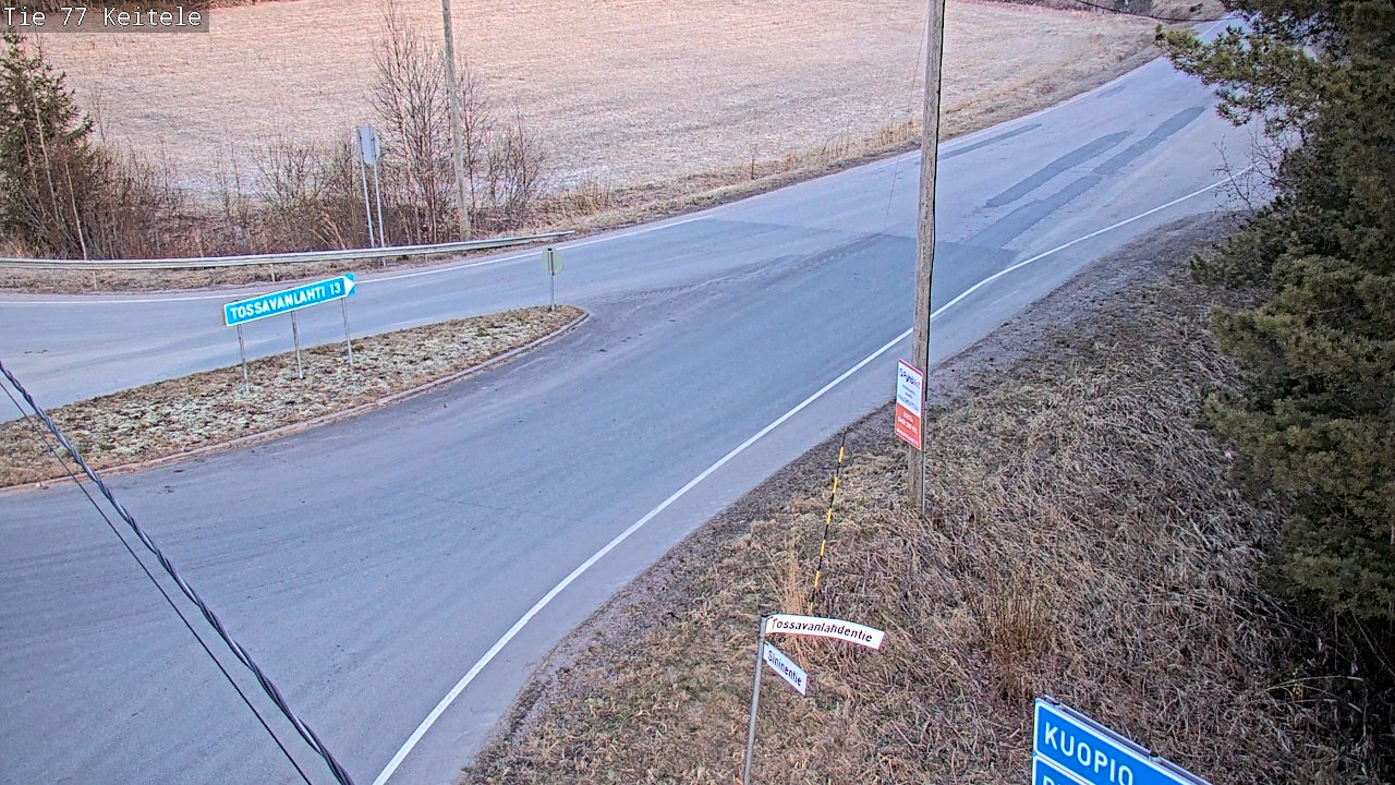 Weather Camera Image Road 77 Keitele, Keitele, Pohjois-Savo
