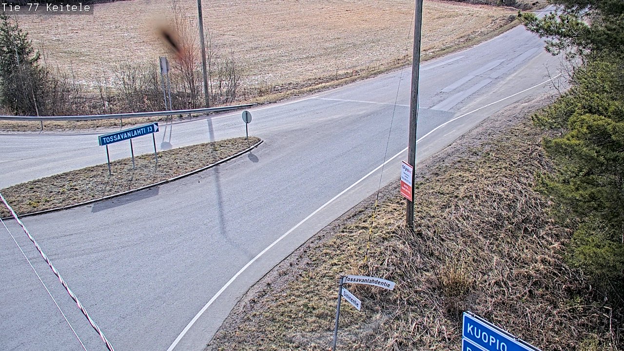 Weather Camera Image Road 77 Keitele, Keitele, Pohjois-Savo