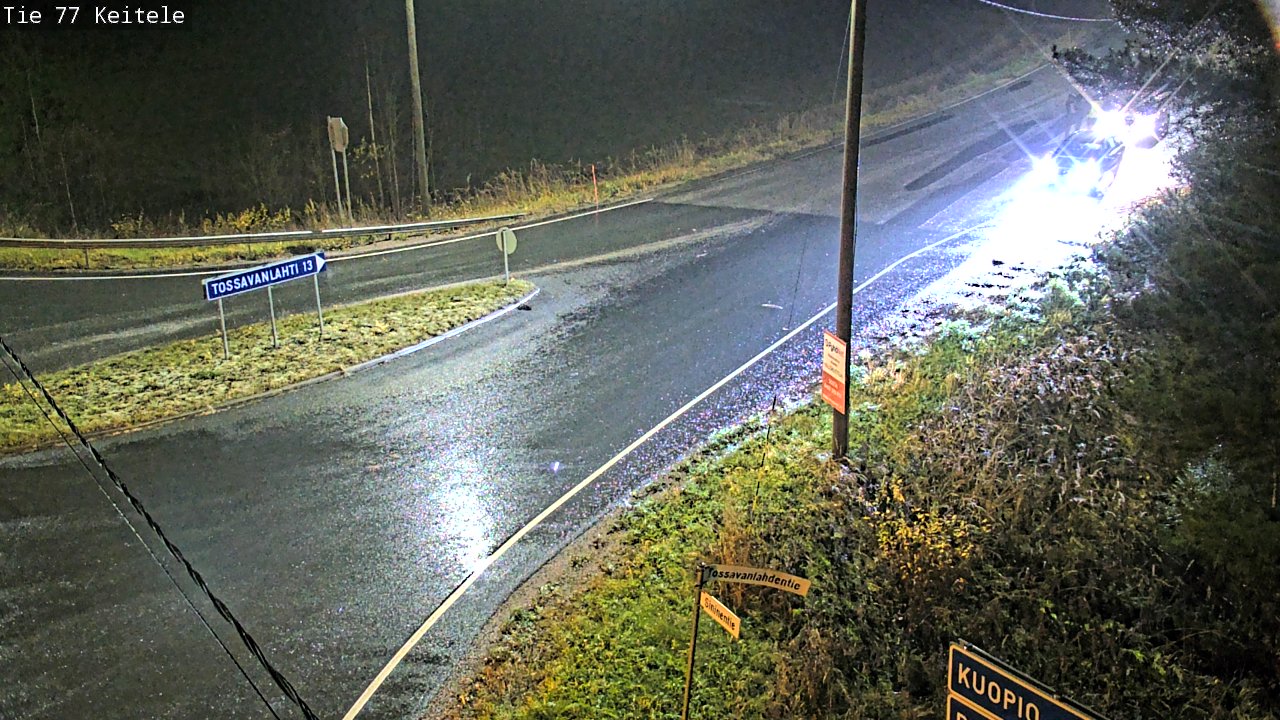 Weather Camera Image Väg 77 Keitele, Keitele, Pohjois-Savo