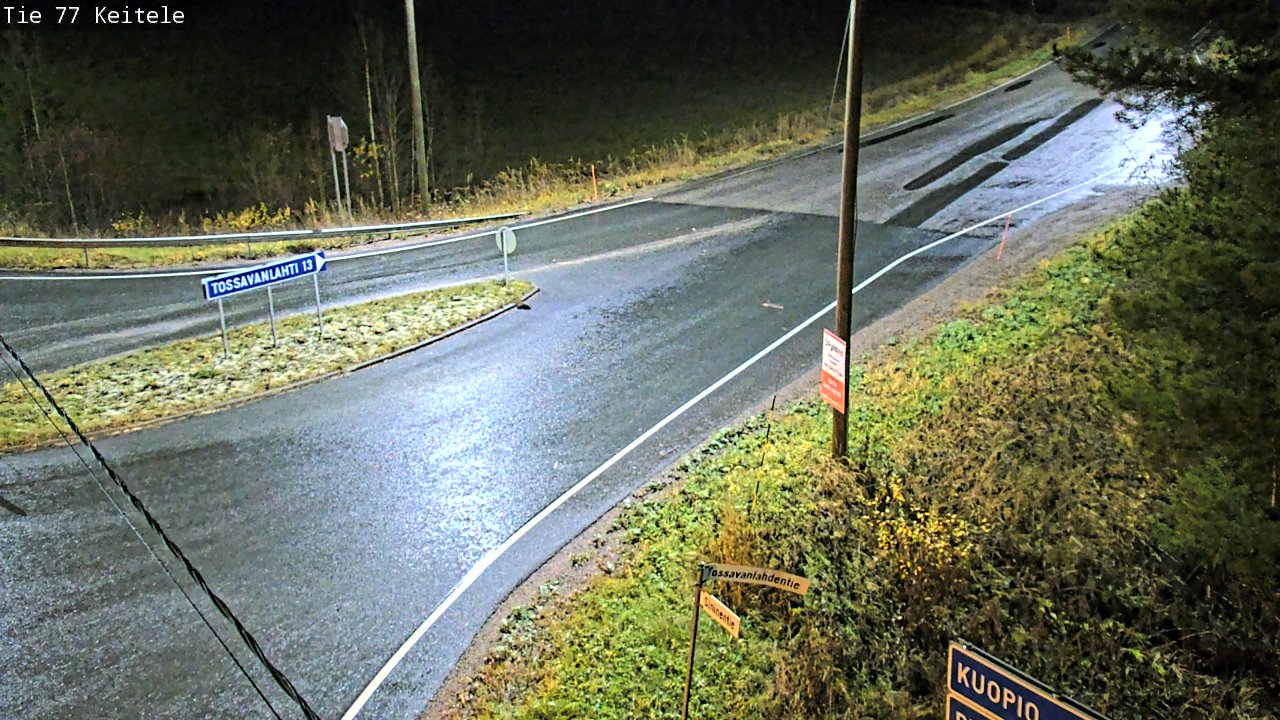 Weather Camera Image Road 77 Keitele, Keitele, Pohjois-Savo