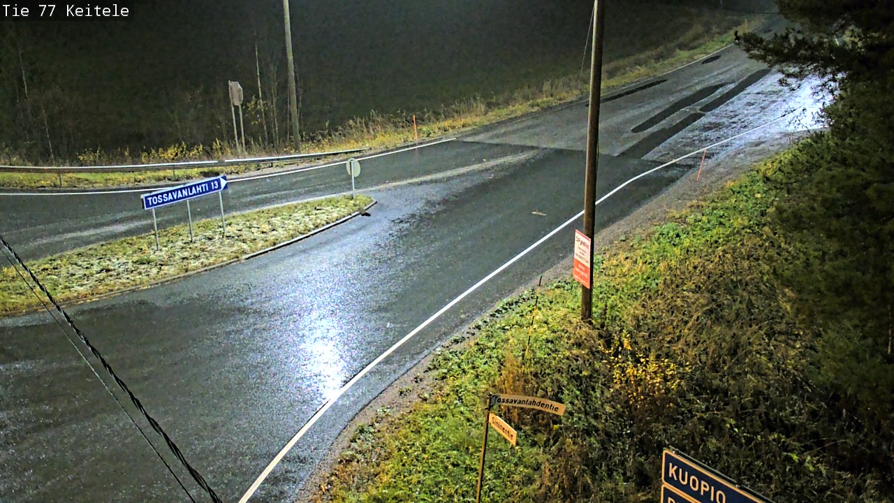 Weather Camera Image Väg 77 Keitele, Keitele, Pohjois-Savo