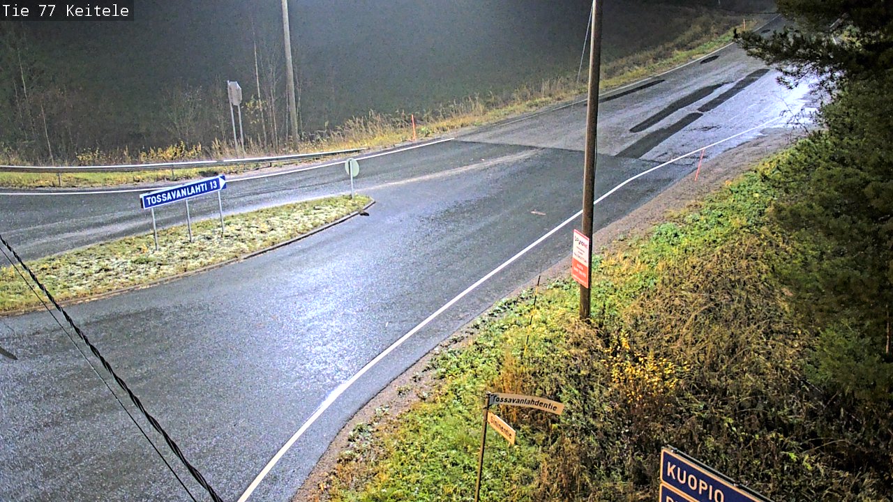 Weather Camera Image Road 77 Keitele, Keitele, Pohjois-Savo