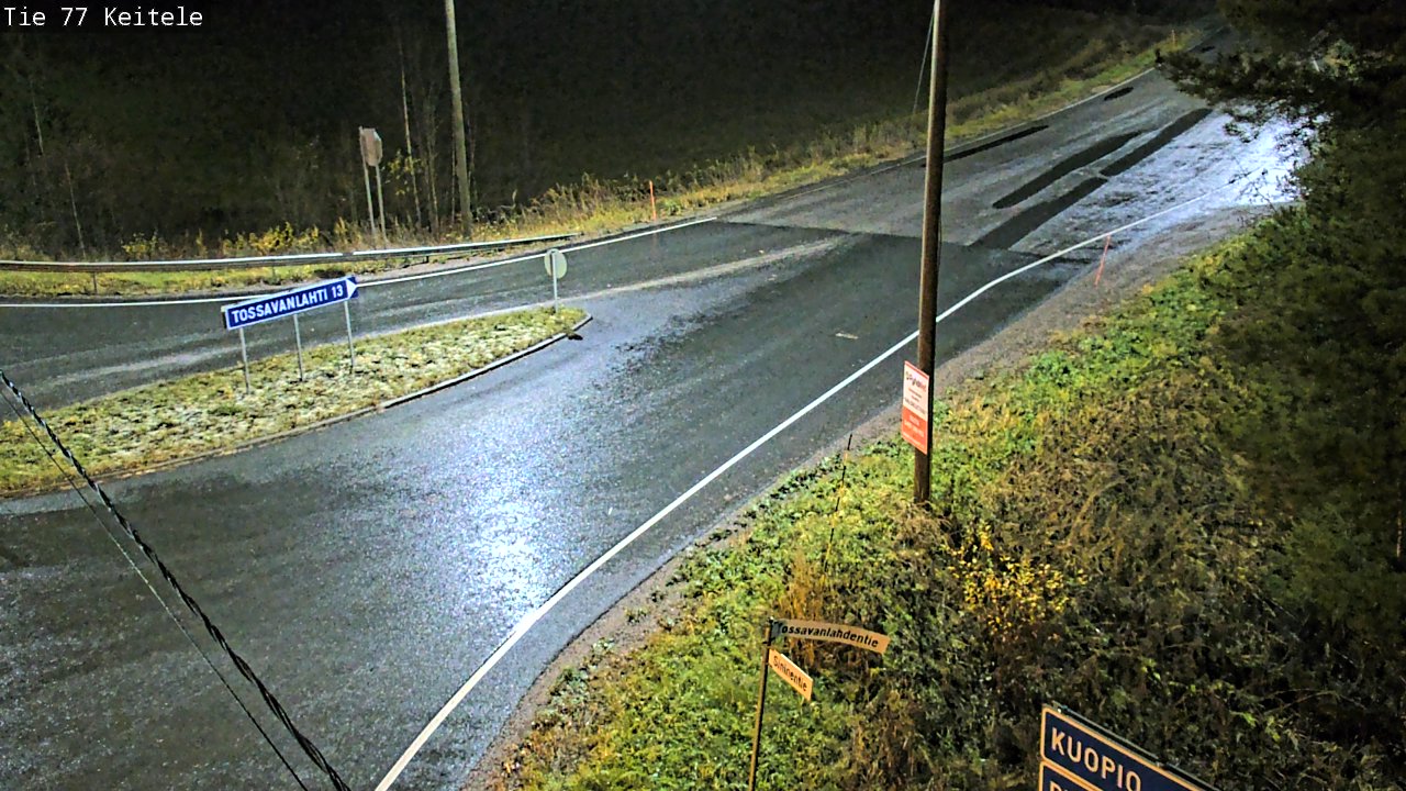 Weather Camera Image Väg 77 Keitele, Keitele, Pohjois-Savo