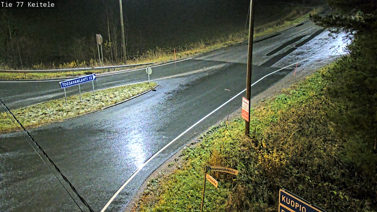 Weather Camera Image Väg 77 Keitele, Keitele, Pohjois-Savo