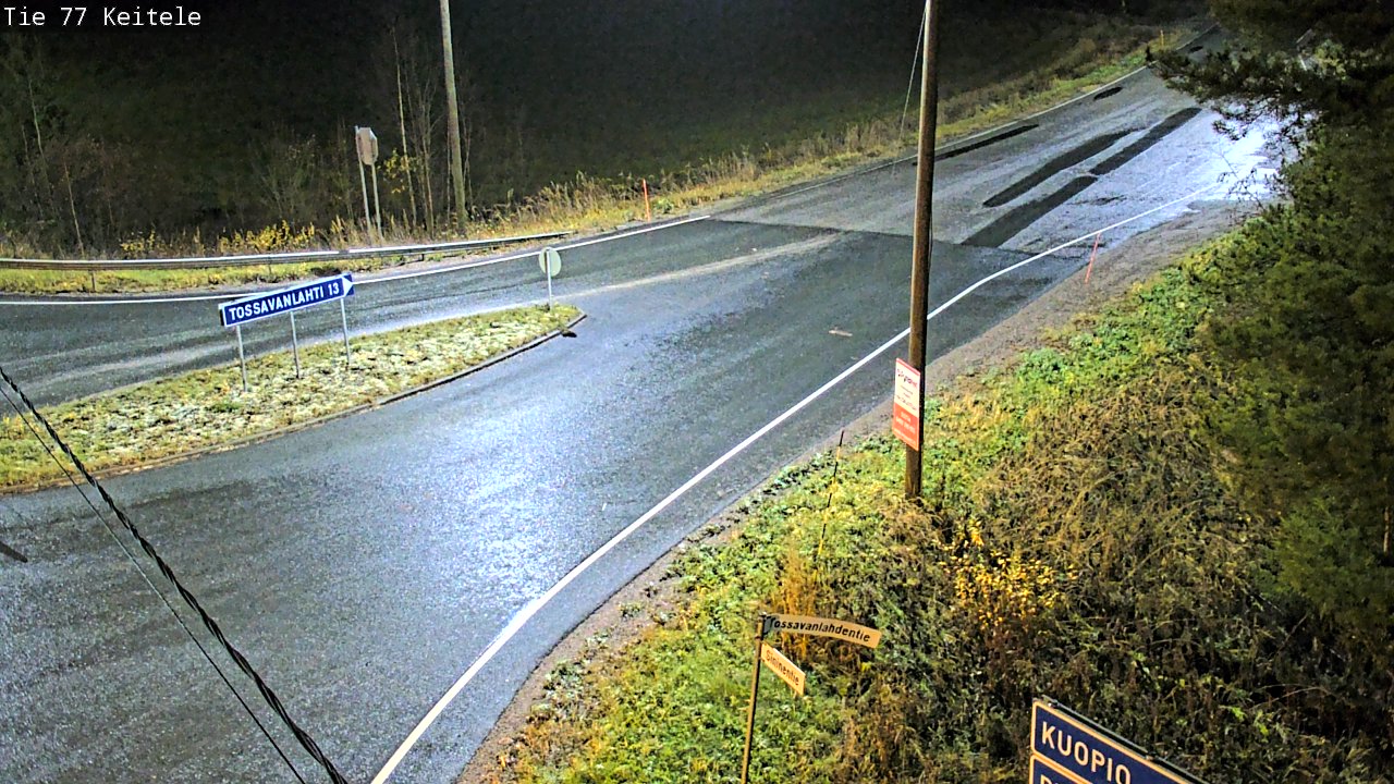 Weather Camera Image Road 77 Keitele, Keitele, Pohjois-Savo