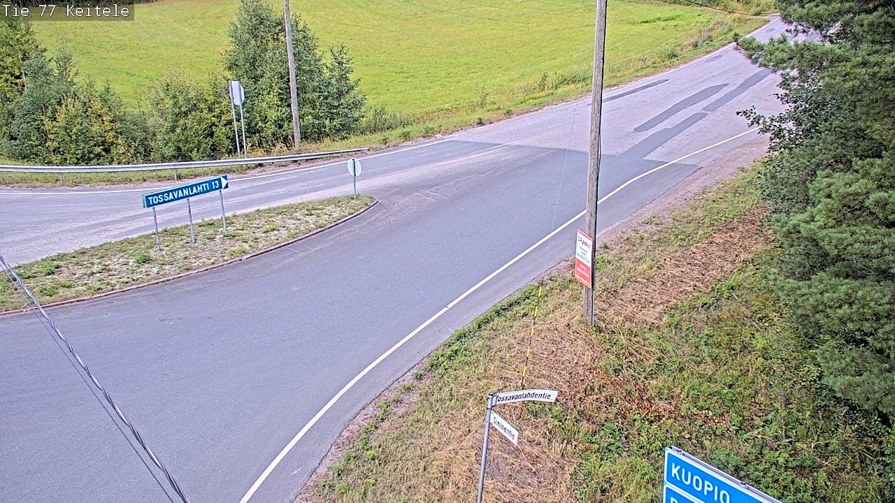 Weather Camera Image Väg 77 Keitele, Keitele, Pohjois-Savo
