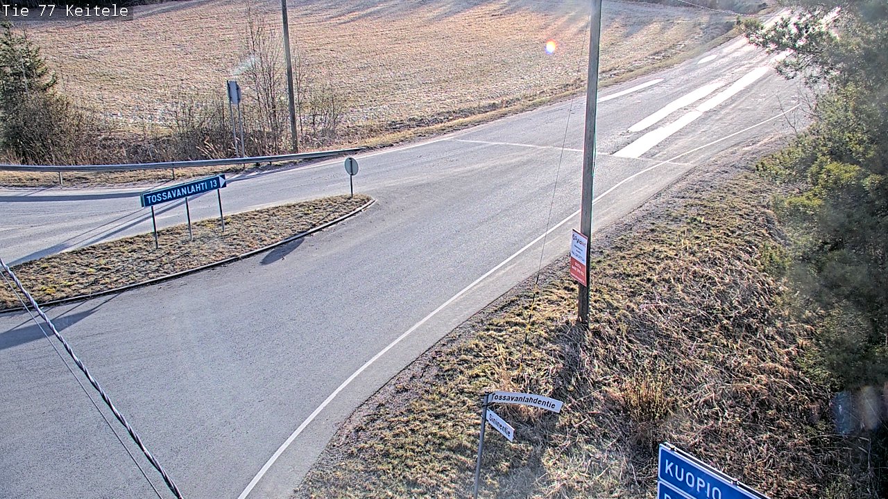 Weather Camera Image Road 77 Keitele, Keitele, Pohjois-Savo
