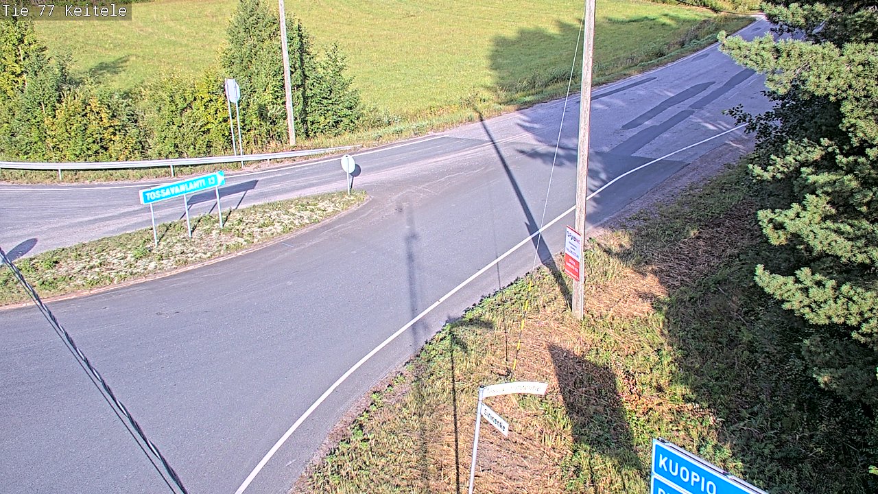 Weather Camera Image Väg 77 Keitele, Keitele, Pohjois-Savo