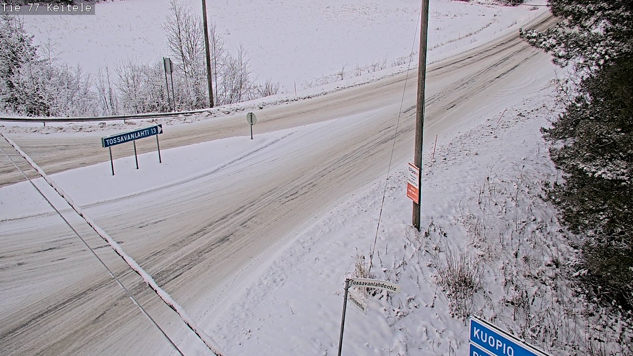 Weather Camera Image Väg 77 Keitele, Keitele, Pohjois-Savo