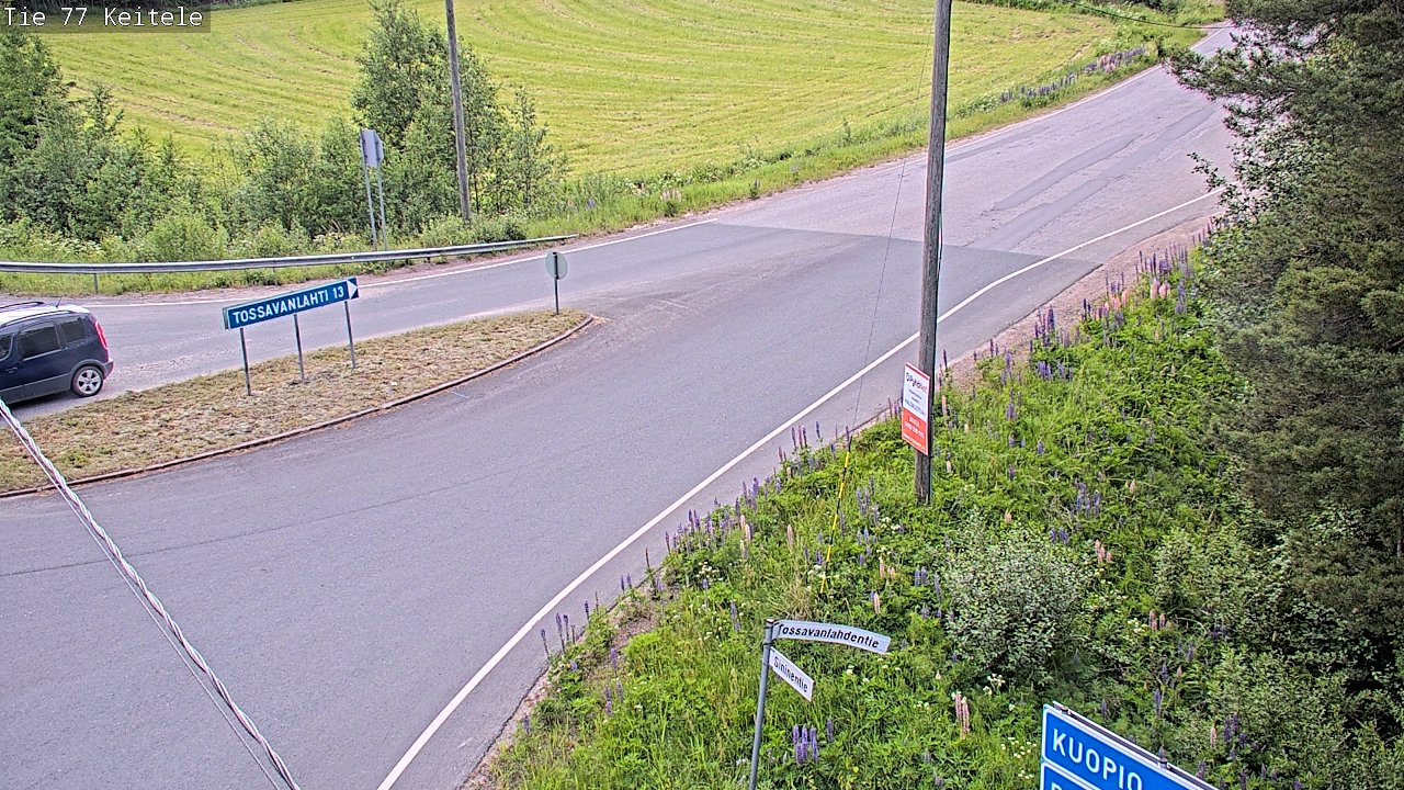 Weather Camera Image Road 77 Keitele, Keitele, Pohjois-Savo