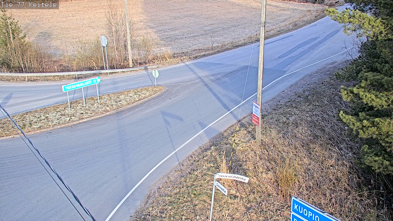Weather Camera Image Väg 77 Keitele, Keitele, Pohjois-Savo