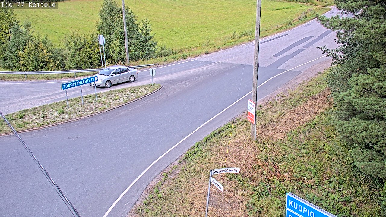 Weather Camera Image Väg 77 Keitele, Keitele, Pohjois-Savo