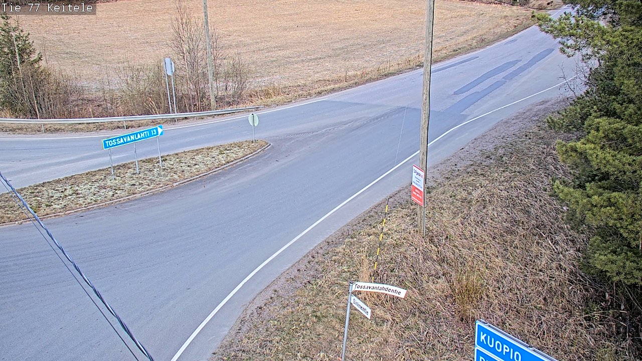 Weather Camera Image Väg 77 Keitele, Keitele, Pohjois-Savo