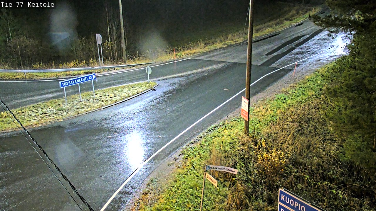 Weather Camera Image Väg 77 Keitele, Keitele, Pohjois-Savo