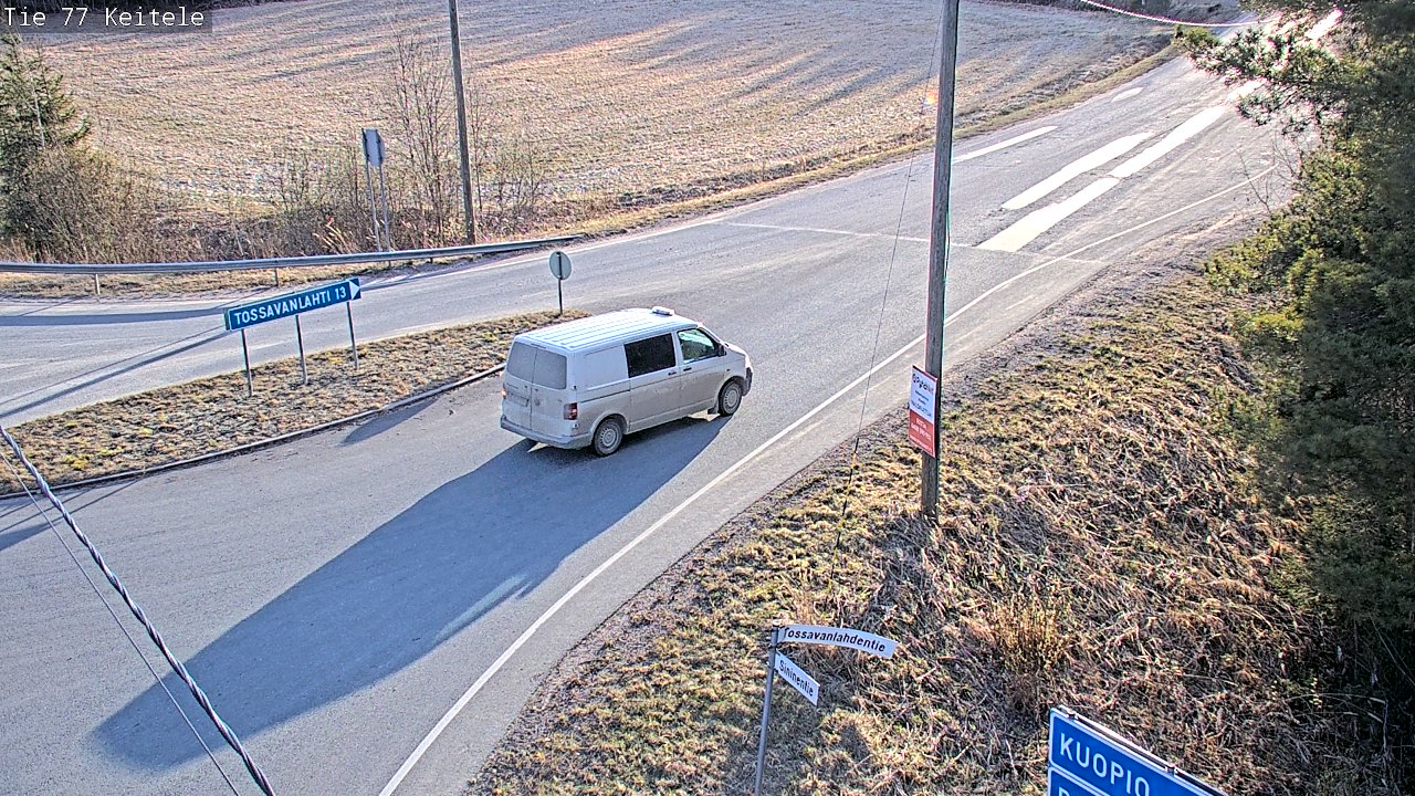 Weather Camera Image Road 77 Keitele, Keitele, Pohjois-Savo
