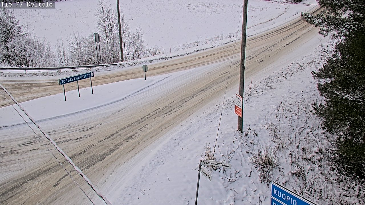 Kelikamerat Kuva Tie 77 Keitele, Keitele, Pohjois-Savo