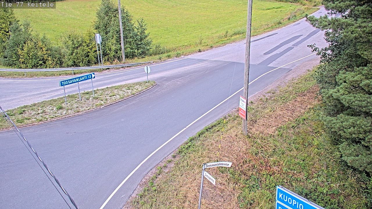Weather Camera Image Väg 77 Keitele, Keitele, Pohjois-Savo