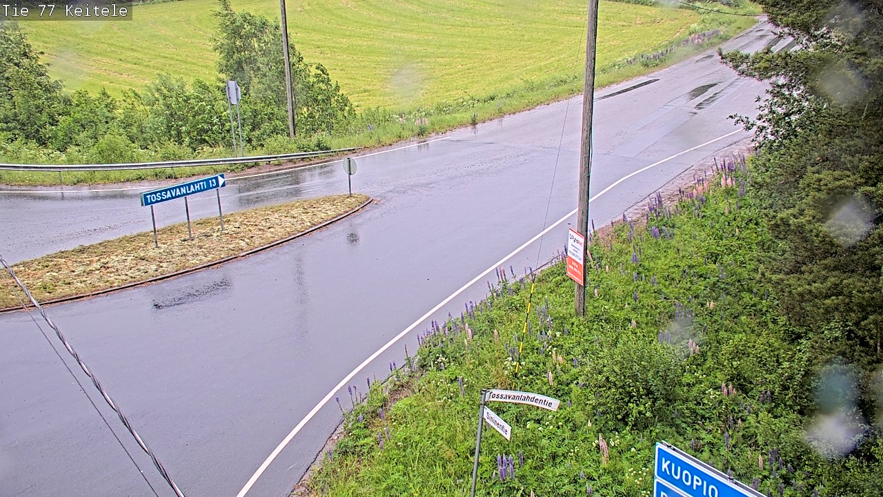 Weather Camera Image Väg 77 Keitele, Keitele, Pohjois-Savo