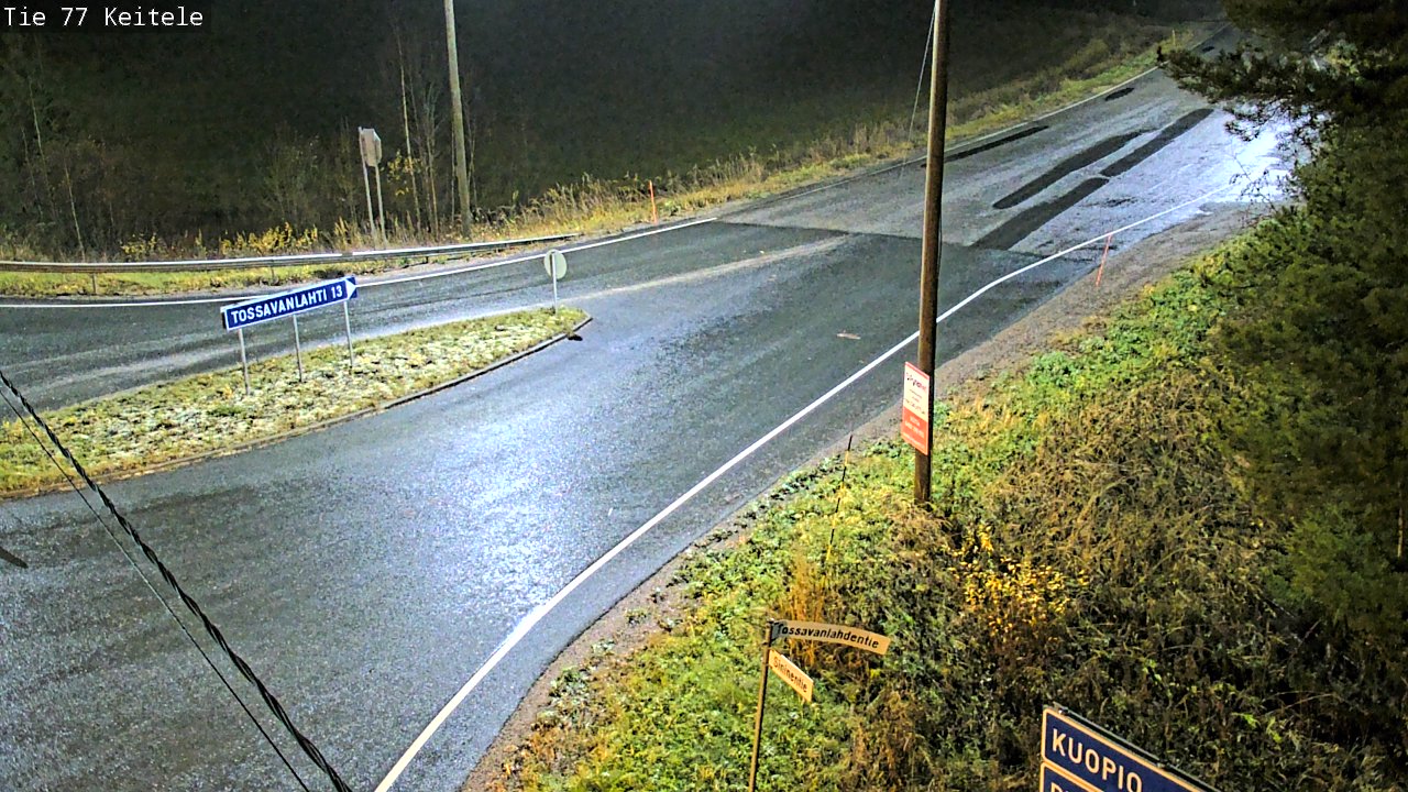 Weather Camera Image Road 77 Keitele, Keitele, Pohjois-Savo