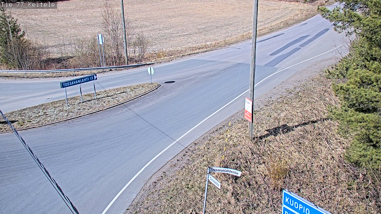 Weather Camera Image Road 77 Keitele, Keitele, Pohjois-Savo