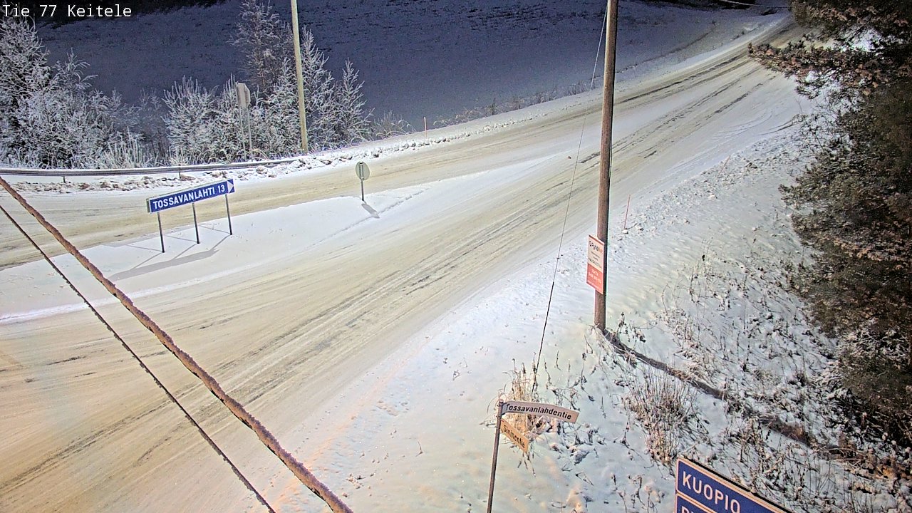 Weather Camera Image Road 77 Keitele, Keitele, Pohjois-Savo