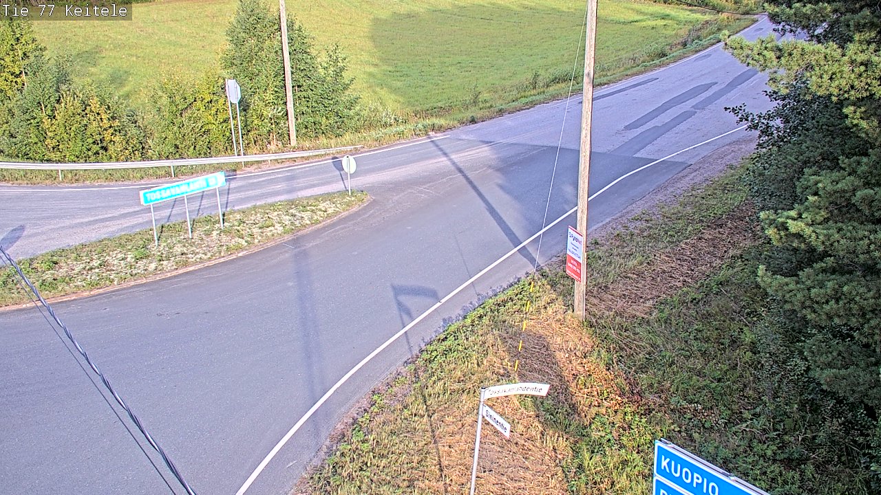 Weather Camera Image Väg 77 Keitele, Keitele, Pohjois-Savo