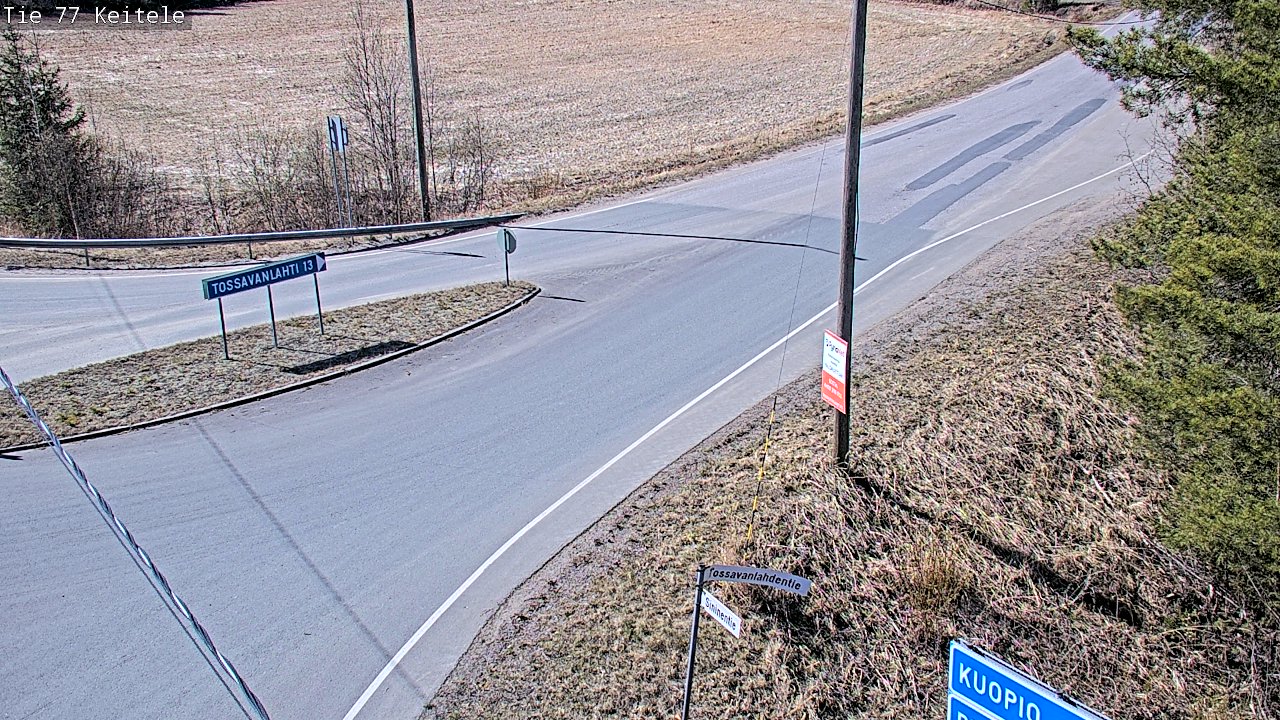 Weather Camera Image Road 77 Keitele, Keitele, Pohjois-Savo