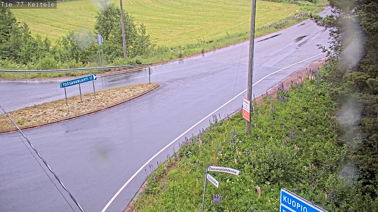 Weather Camera Image Road 77 Keitele, Keitele, Pohjois-Savo