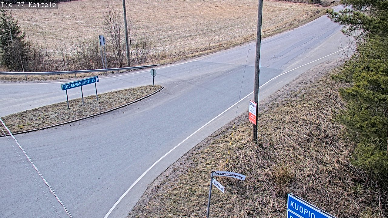 Weather Camera Image Road 77 Keitele, Keitele, Pohjois-Savo