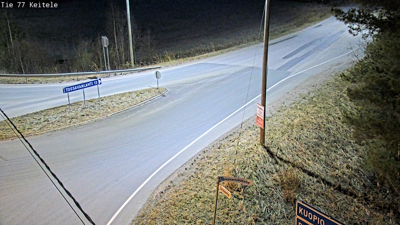 Weather Camera Image Road 77 Keitele, Keitele, Pohjois-Savo