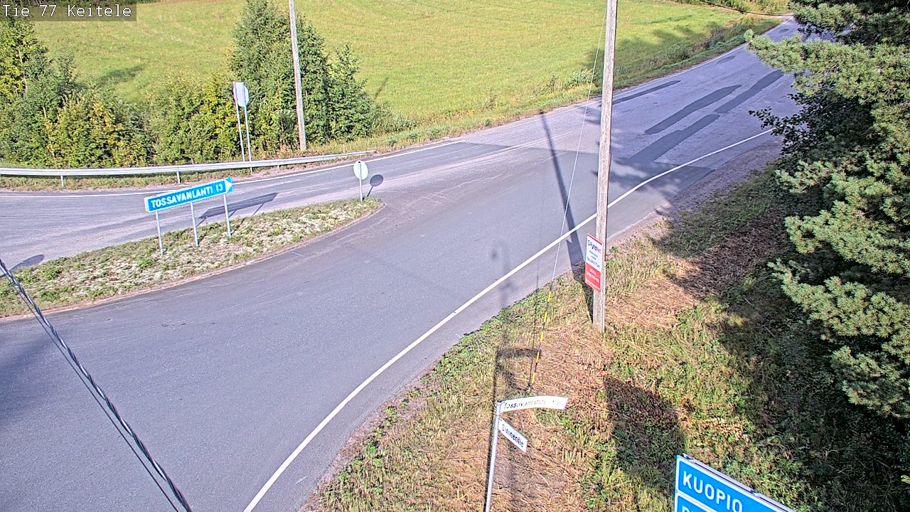 Weather Camera Image Väg 77 Keitele, Keitele, Pohjois-Savo