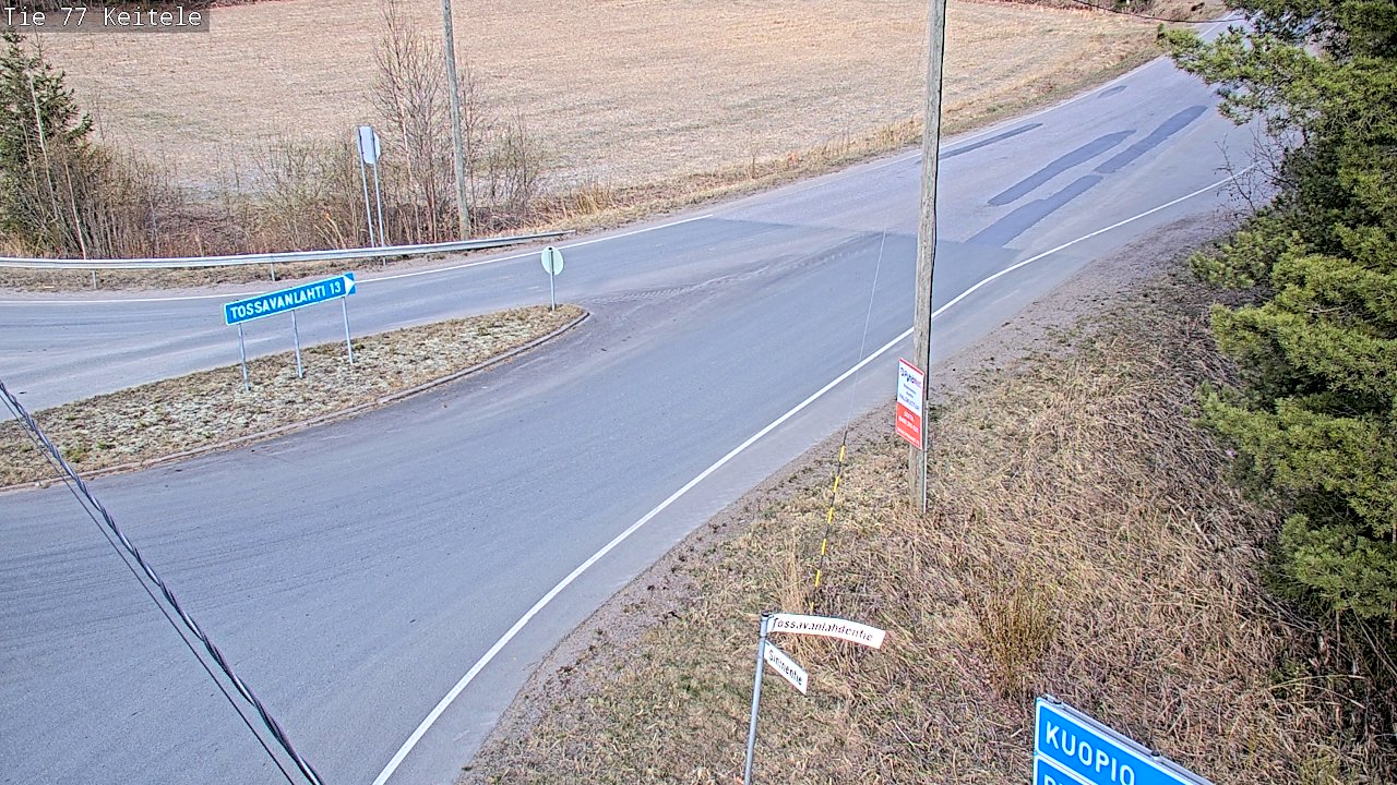 Weather Camera Image Väg 77 Keitele, Keitele, Pohjois-Savo