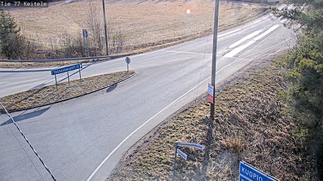 Weather Camera Image Road 77 Keitele, Keitele, Pohjois-Savo