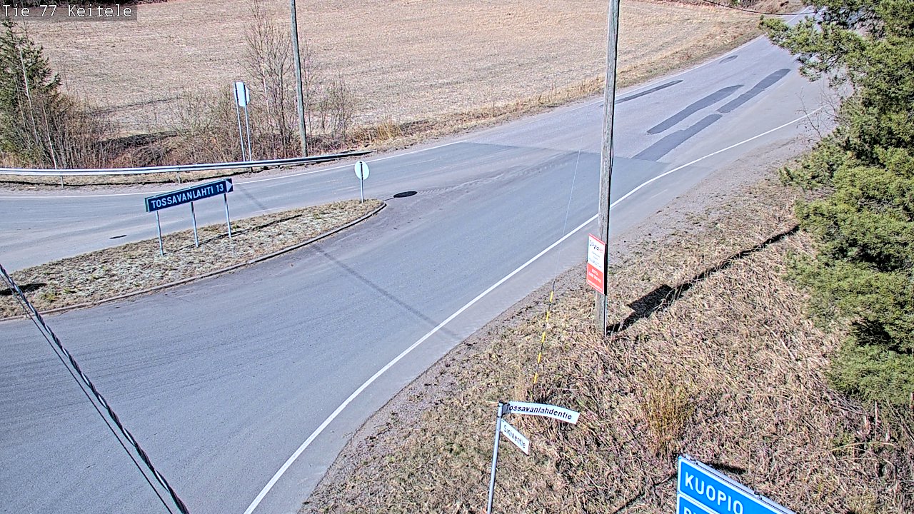 Weather Camera Image Road 77 Keitele, Keitele, Pohjois-Savo