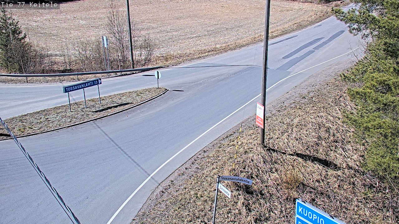 Weather Camera Image Road 77 Keitele, Keitele, Pohjois-Savo
