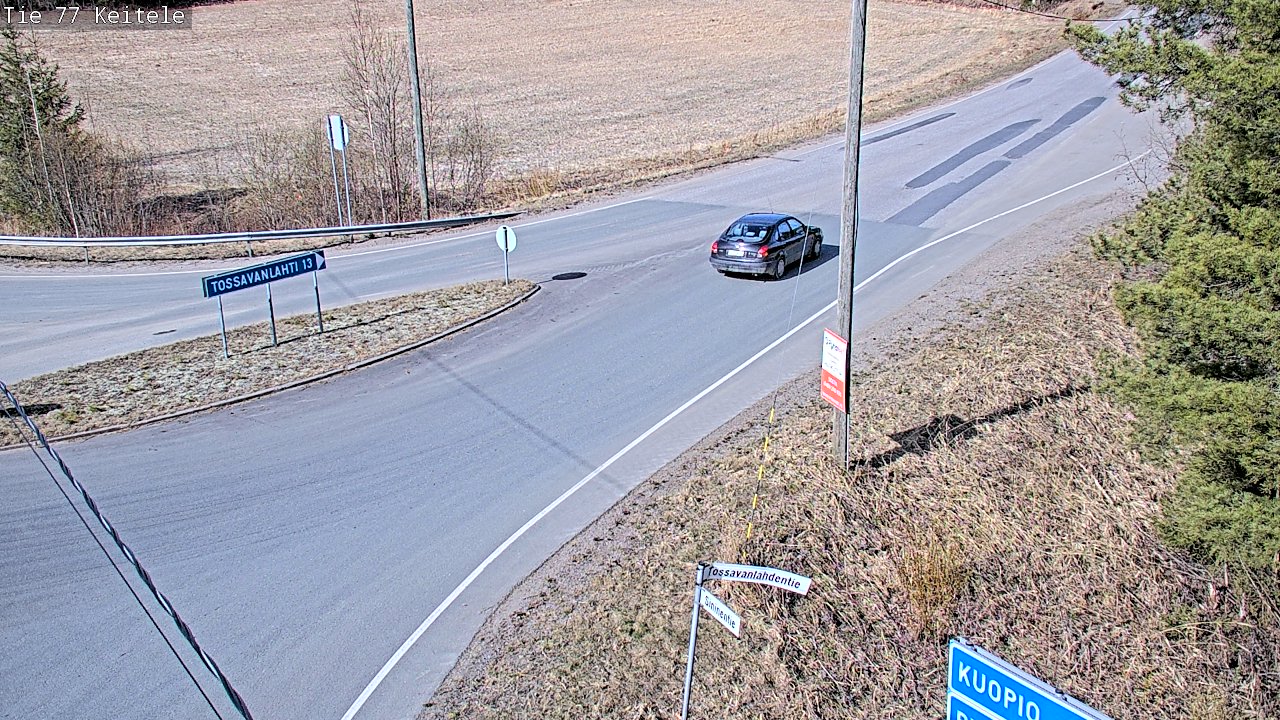 Weather Camera Image Road 77 Keitele, Keitele, Pohjois-Savo