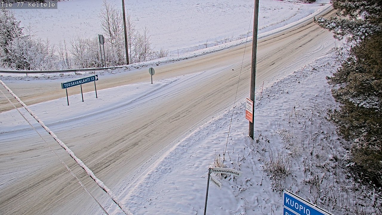Weather Camera Image Väg 77 Keitele, Keitele, Pohjois-Savo