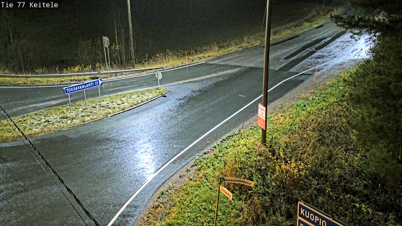 Weather Camera Image Väg 77 Keitele, Keitele, Pohjois-Savo