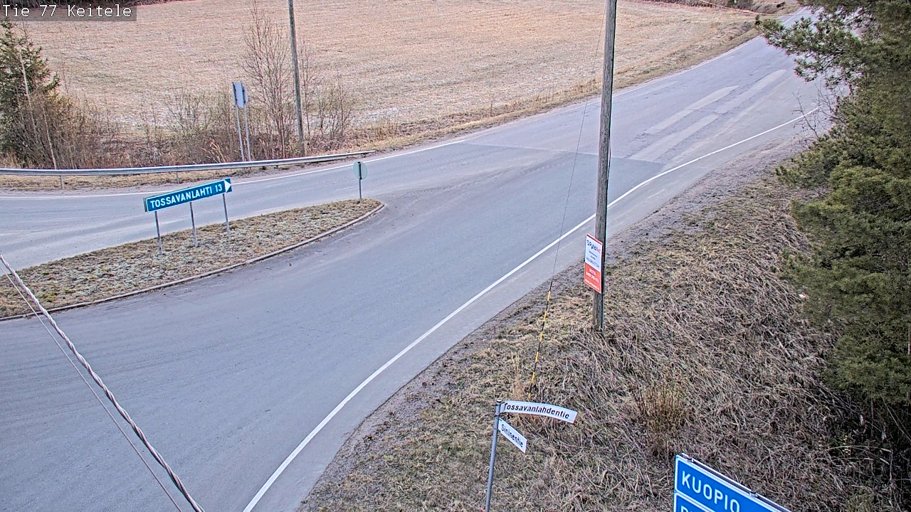 Weather Camera Image Road 77 Keitele, Keitele, Pohjois-Savo