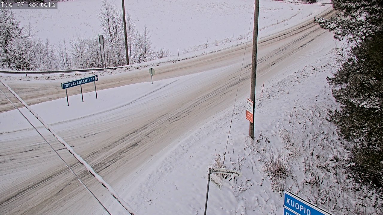 Weather Camera Image Väg 77 Keitele, Keitele, Pohjois-Savo
