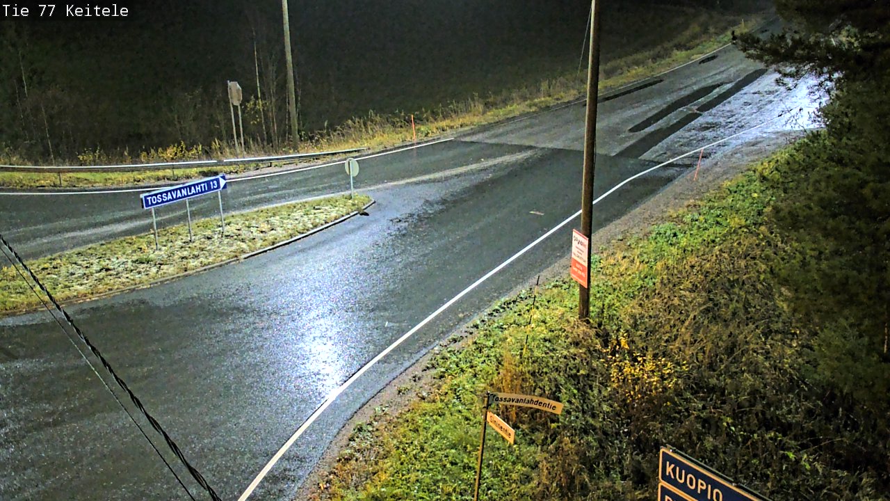 Weather Camera Image Väg 77 Keitele, Keitele, Pohjois-Savo