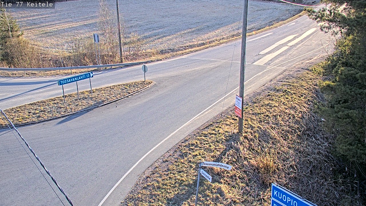 Weather Camera Image Road 77 Keitele, Keitele, Pohjois-Savo